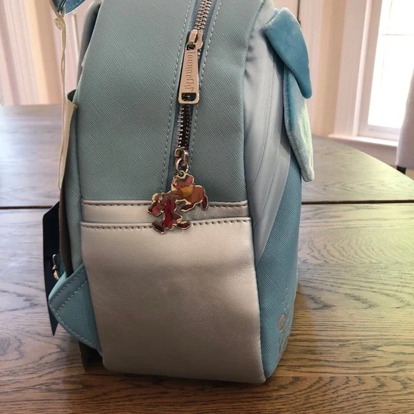 Loungefly Disney Cinderella Blue Bow Dress Mini Backpack -new - Picture 7 of 7